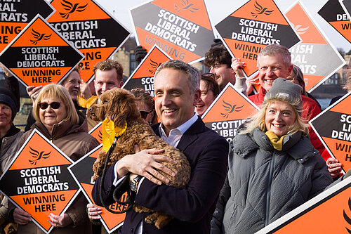 Alex Cole-Hamilton at the Scottish Lib Dem 2026 Campaign Launch